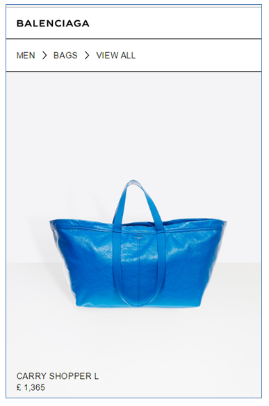 Balenciaga carry sale shopper